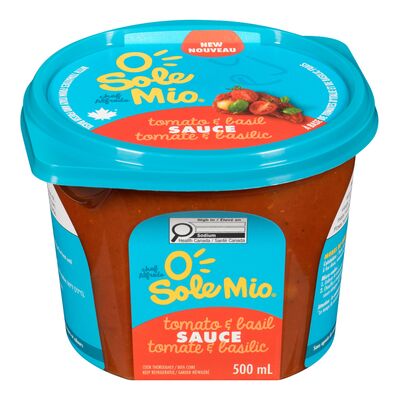Sauce tomate et basilic