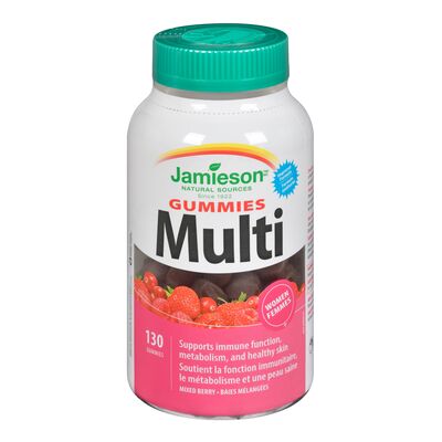 Multivitamines pour femmes à saveur de baies mélangées