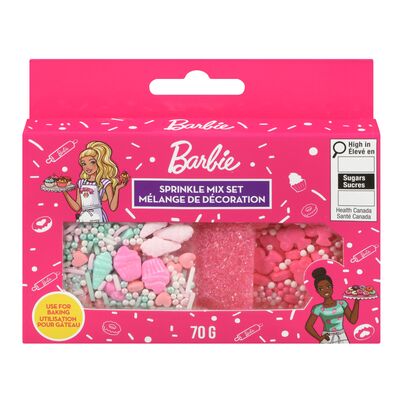 Mélange de décoration à gâteau barbie