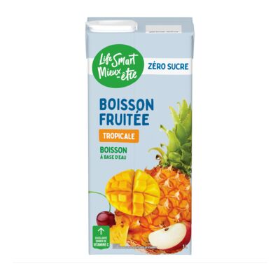Boisson zéro sucre à saveur de fruits tropicaux