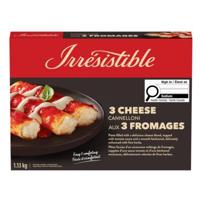 Cannellonis aux trois fromages