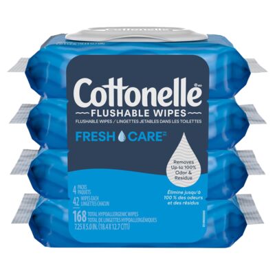 Fresh Care lingettes humides jetables