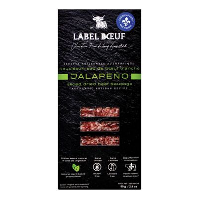 Salami de boeuf séché au jalapeno