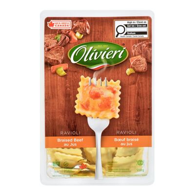 Ravioli au bœuf braisé