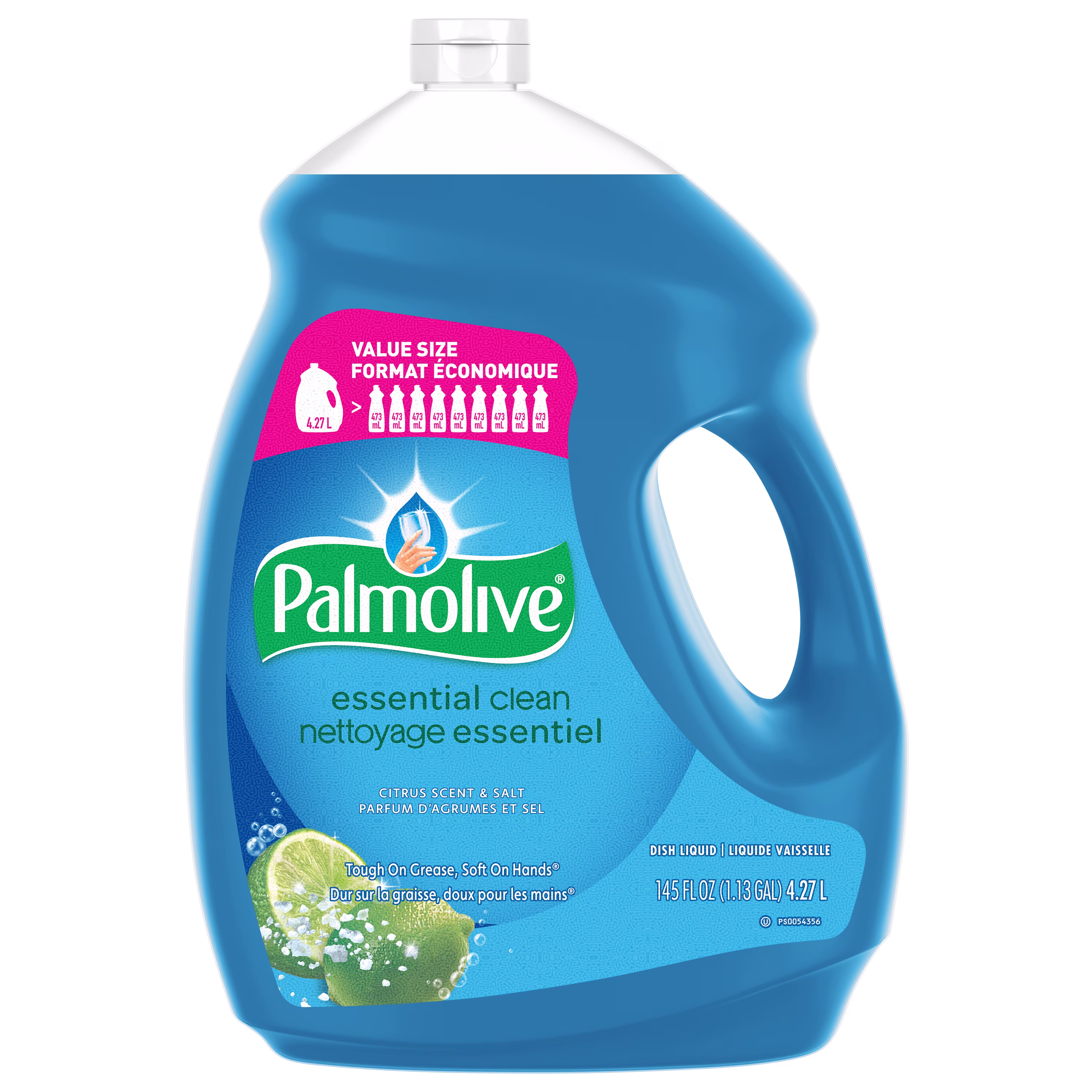 Palmolive essential clean liquid dish soap. citrus scent + salt - 145 fluid ounce