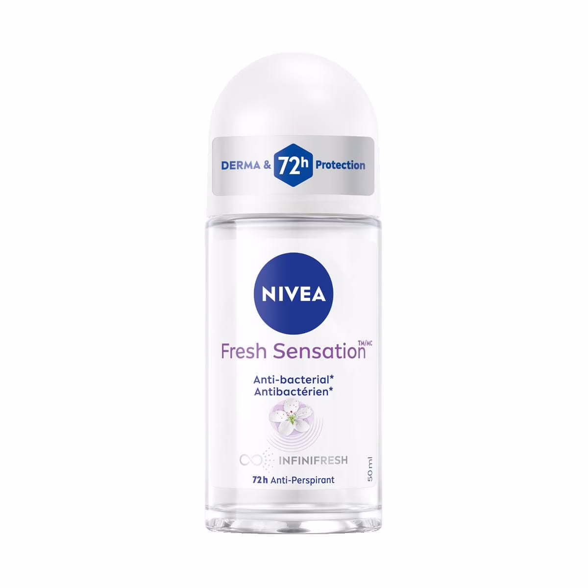 Nivea fresh sensation déodorant anti-transpirant à bille 72 heures.  nivea fresh sensation à bille