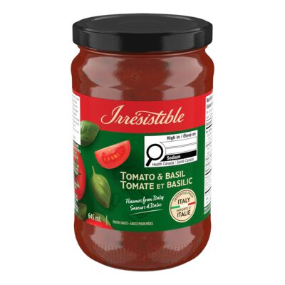 Sauce tomate et basilic pour pâtes