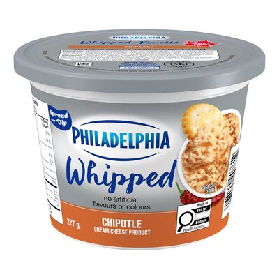 Produit de fromage à la crème fouetté chipotle