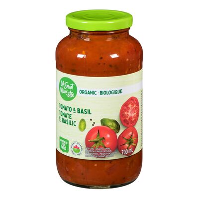 Sauce tomate et basilic pour pâtes