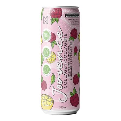 Breuvage au collagène à saveur de limonade à la framboise