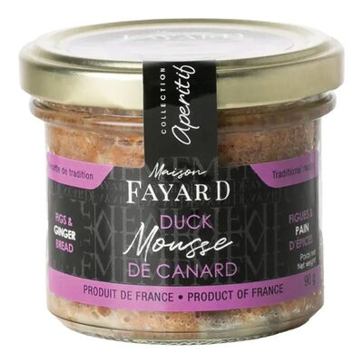 Mousse de canard aux figues à saveur de pain d'épices