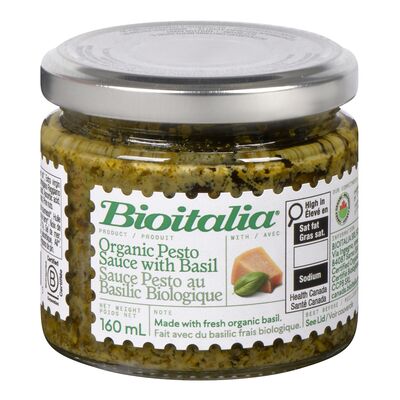Sauce Pesto au Basilic Biologique
