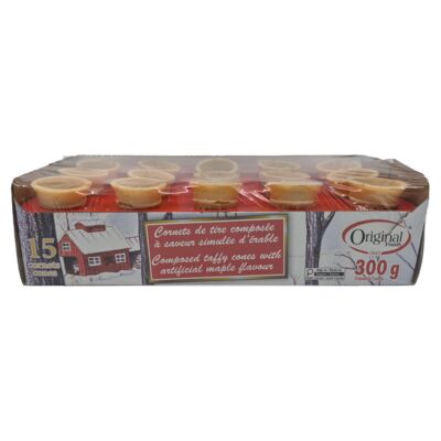 Cornets composé à saveur simulée d'érable friandise