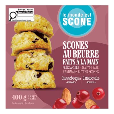 Scones à saveur de canneberge