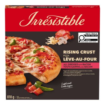 Pizza toute garnie & bacon