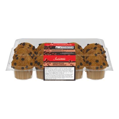 Mini muffins aux pépites de chocolat