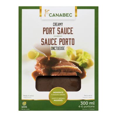 Sauce crémeuse au porto
