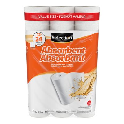 Essuie-tout double épaisseur absorbant