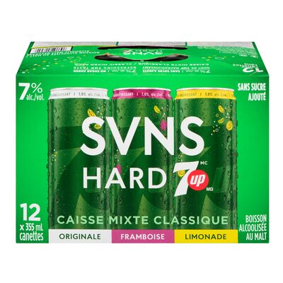Boisson de malt alcoolisée à saveur de 7UP
