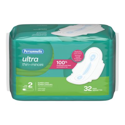 Serviettes hygiéniques lobgues avec ailes