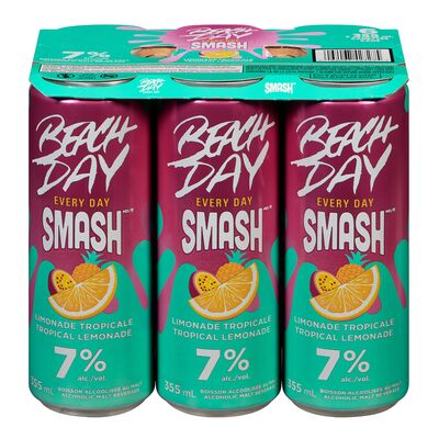Boisson de malt alcoolisée à saveur de limonade tropicale