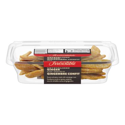 Tranches de gingembre confit