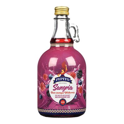 Boisson de malt alcoolisée à la sangria aux baies sauvages