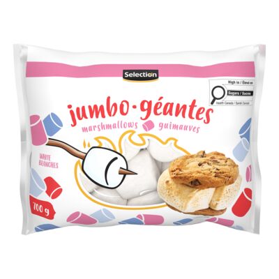 Guimauves blanches géantes
