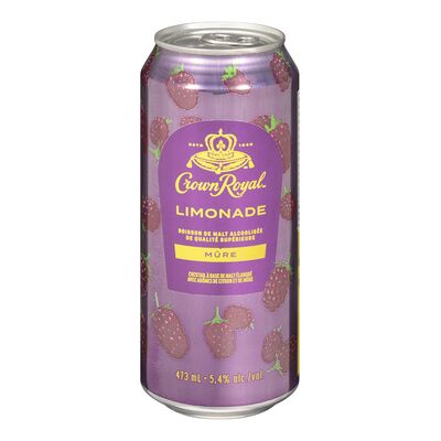 Boisson de malt à saveur de  mûre et limonade