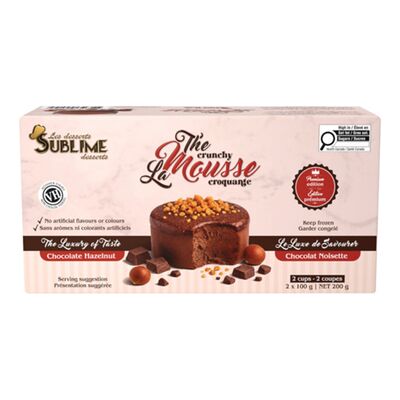Duo mousse à saveur de noisette