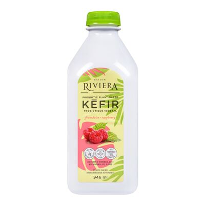 Kéfir au lait de coco framboise