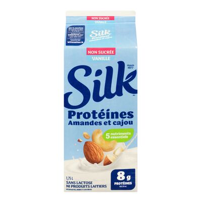 Boisson aux amandes et cajou protéinée à la vanille non sucrée