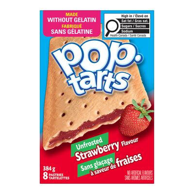 Pop Tarts Strawberry Unfrosted