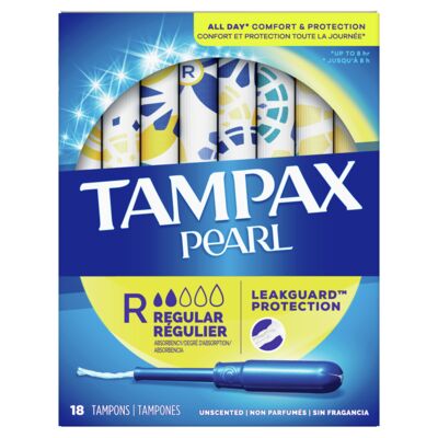 Tampons réguliers non parfumés