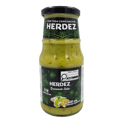 Sauce guacamole mi-piquante