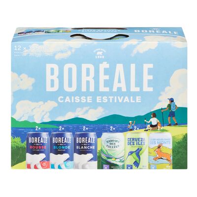 Caisse de bière estivale mixte