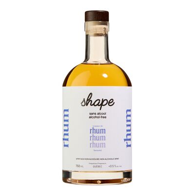 Spiritueux non alcoolisé à saveur de rhum