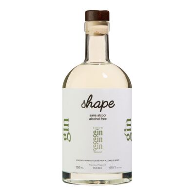 Spiritueux non alcoolisé à saveur de gin