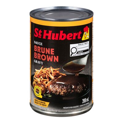 Sauce brune, moins de sel