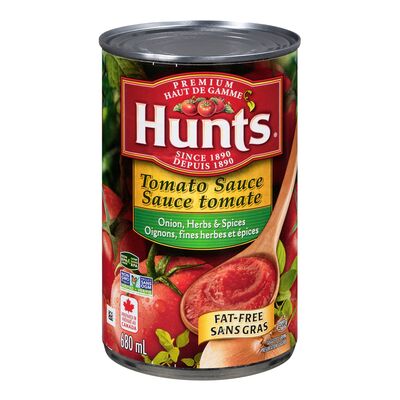 Sauce tomate aux oignons, fines herbes et épices