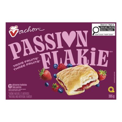 Pâtisseries feuilletées aux trois fruits