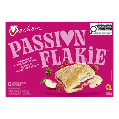 Pâtisseries feuilletées aux pommes et framboises