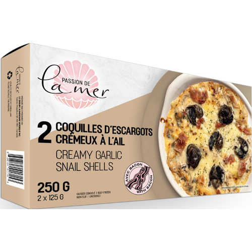Passion De La Mer Escargots crémeux à l'ail 250 g