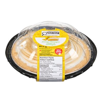 Tarte au citron meringuée