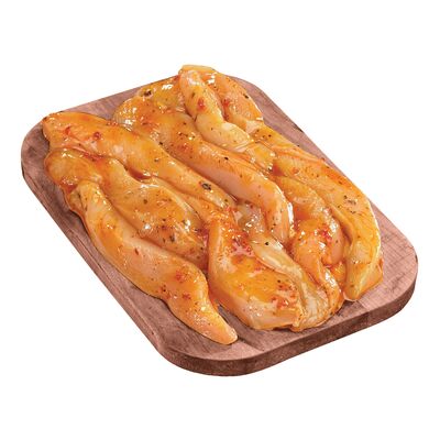 Lanières de poulet ail et miel