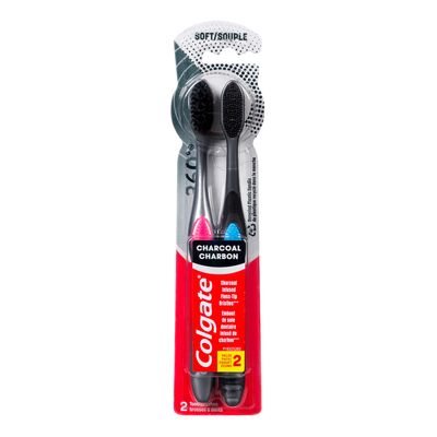 Brosses à dents souple au charbon