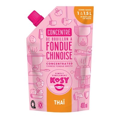 Concentré de bouillon à fondue chinoise à saveur thaï