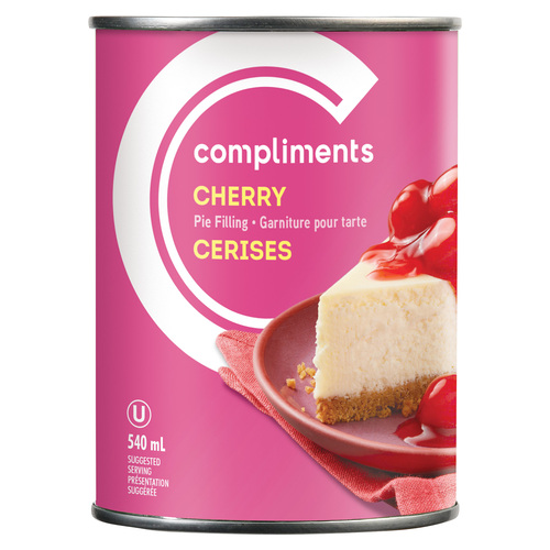 Compliments Garniture pour tarte aux cerises 540 ml