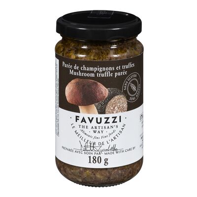 Purée de champignons et truffes sans gluten