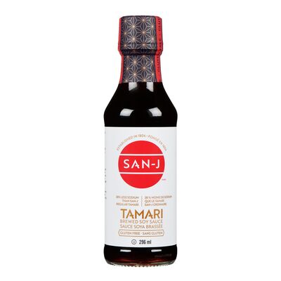 Sauce soya brassée réduite en sel